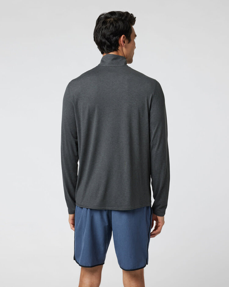 Vuori Vuori Ease Performance 1/2 Zip 2.0 (Mens) | Charcoal Heather