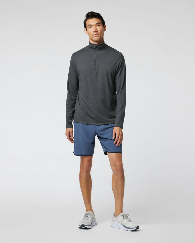 Vuori Vuori Ease Performance 1/2 Zip 2.0 (Mens) | Charcoal Heather
