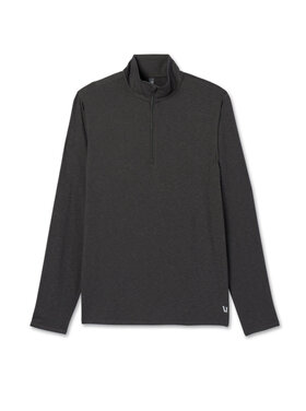 Vuori Vuori Ease Performance 1/2 Zip 2.0 (Mens) | Charcoal Heather