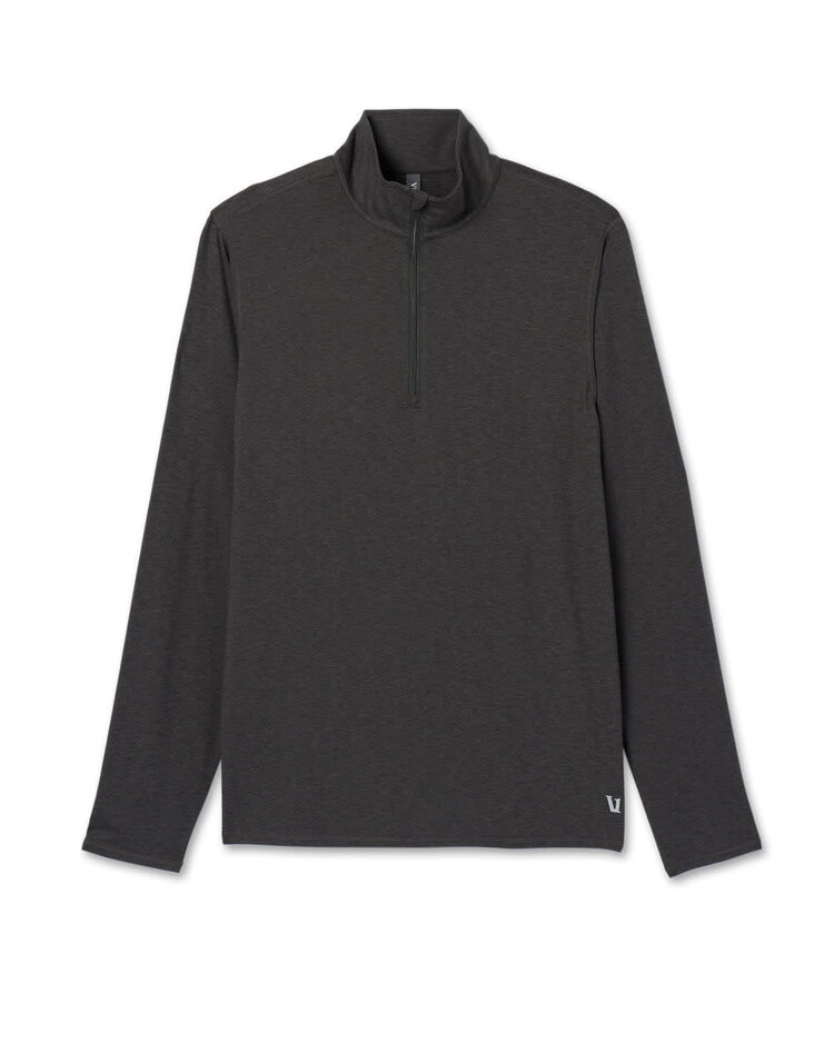 Vuori Vuori Ease Performance 1/2 Zip 2.0 (Mens) | Charcoal Heather