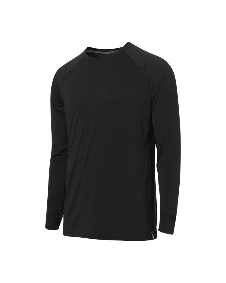 SAXX Saxx Roast Master Mid-Weight Long Sleeve Crew | Black