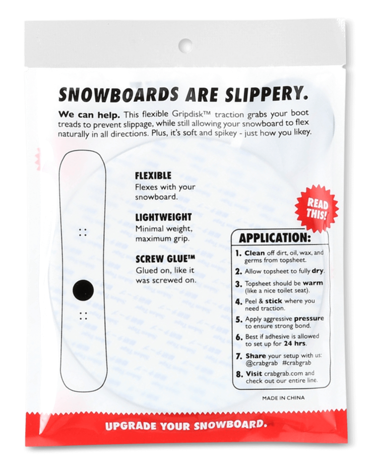 Crab Grab Crab Grab Grip Disk Traction | Clear