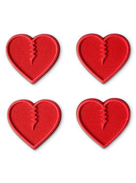 Crab Grab Crab Grab Mini Hearts Traction  | Red