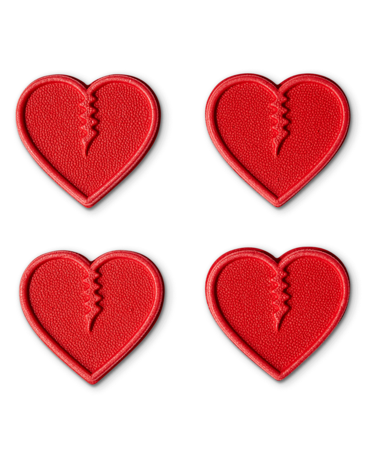 Crab Grab Crab Grab Mini Hearts Traction  | Red