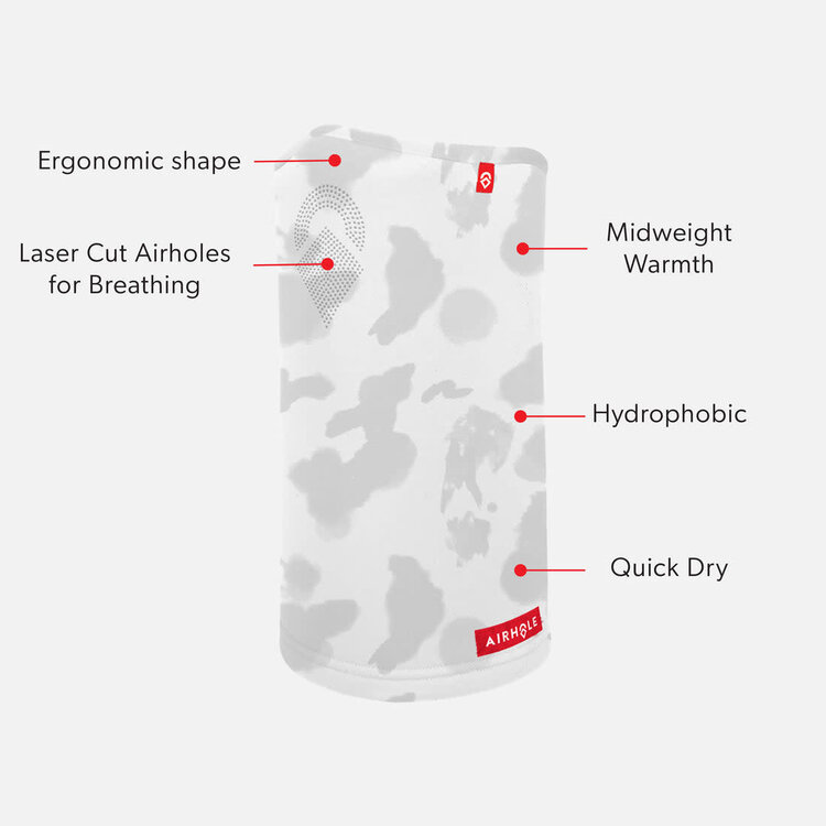 Airhole Airhole Polarfleece Airtube Ergo 2026 (Unisex) | White Camo