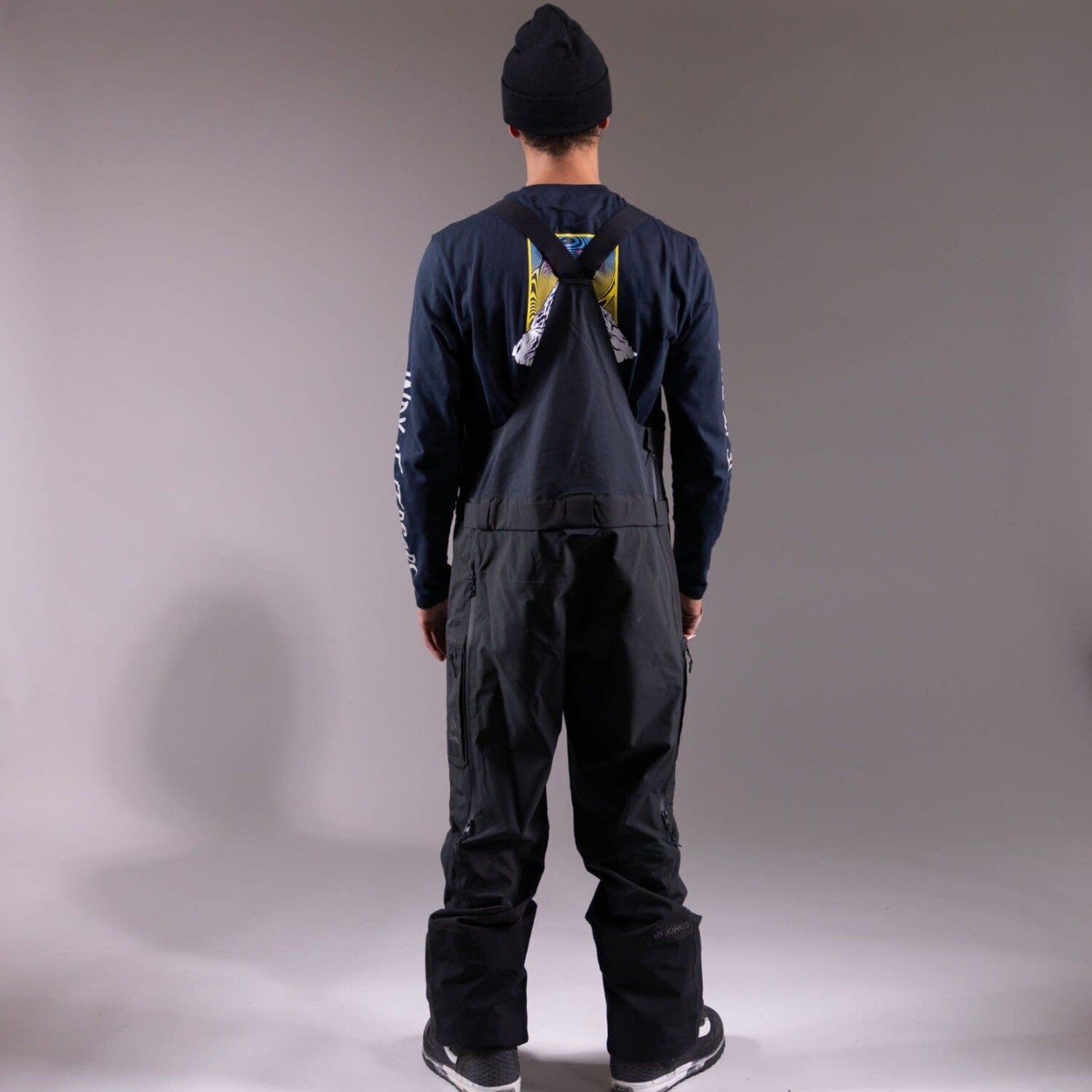 Jones Mtn Surf Rec Bib 2025 (Mens) | Stealth Black - The Drop Rideshop