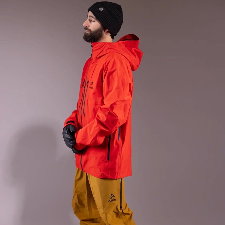 Jones Jones Shralpinist Str Rec Jacket 2025 (Mens) | Lava Red