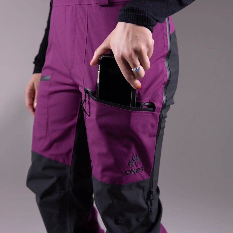 Jones Jones Mtn Surf Rec Bib 2026 (Womens) | Stealth Black