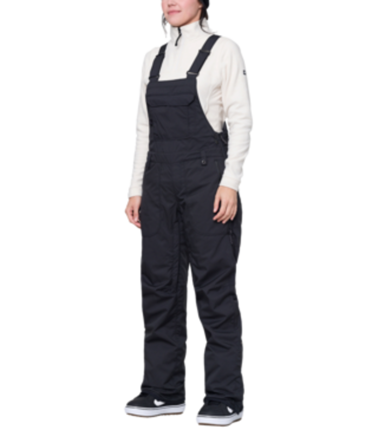 686 686 Black Magic Bib 2026 (Womens) | Black Geo Jacquard