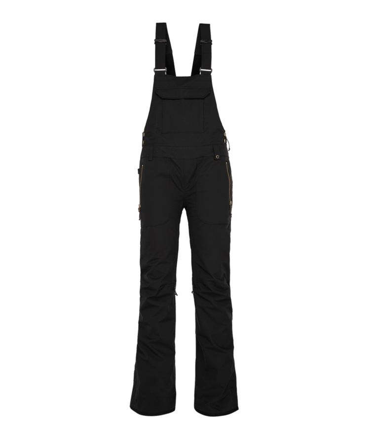686 686 Black Magic Bib 2026 (Womens) | Black Geo Jacquard