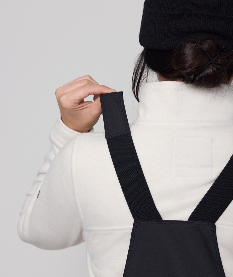 686 686 Black Magic Bib 2026 (Womens) | Black Geo Jacquard