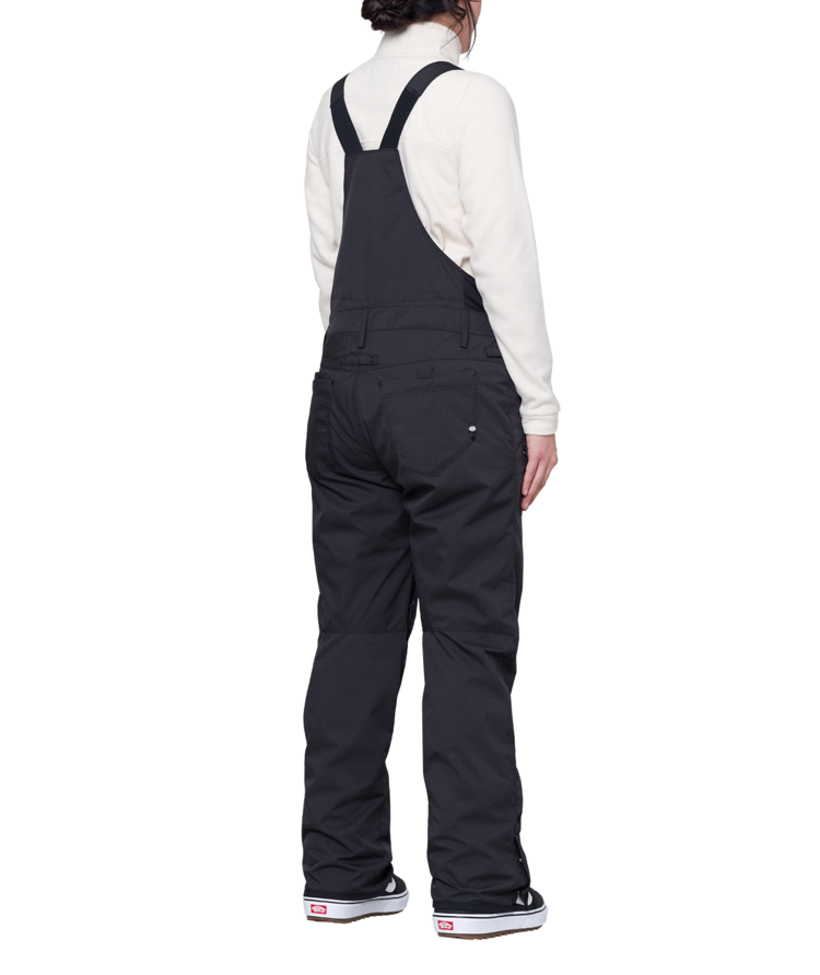 686 686 Black Magic Bib 2026 (Womens) | Black Geo Jacquard