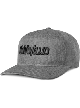 Thirty Two 32 Double Snapback 2025 (Unisex) | Charcoal/Heather