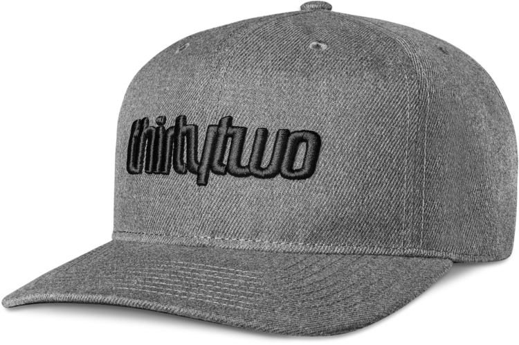Thirty Two 32 Double Snapback 2025 (Unisex) | Charcoal/Heather