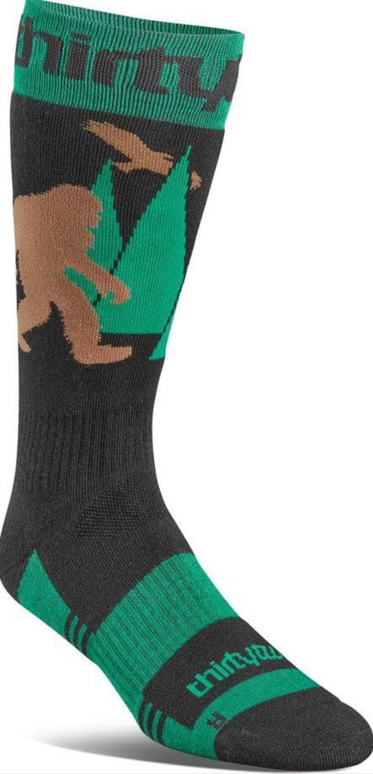 Thirty Two 32 Double Sock 2026 (Mens) | Black/Green