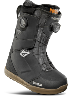 Thirty Two 32 Lashed Double Boa X Volcom 2026 (Womens) | Black/Grey/Gum