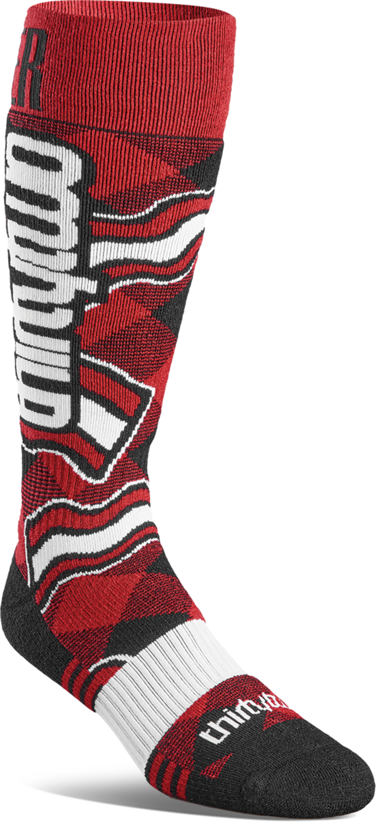 Thirty Two 32 Signature Merino Sock 2026 (Mens) | Red/Black