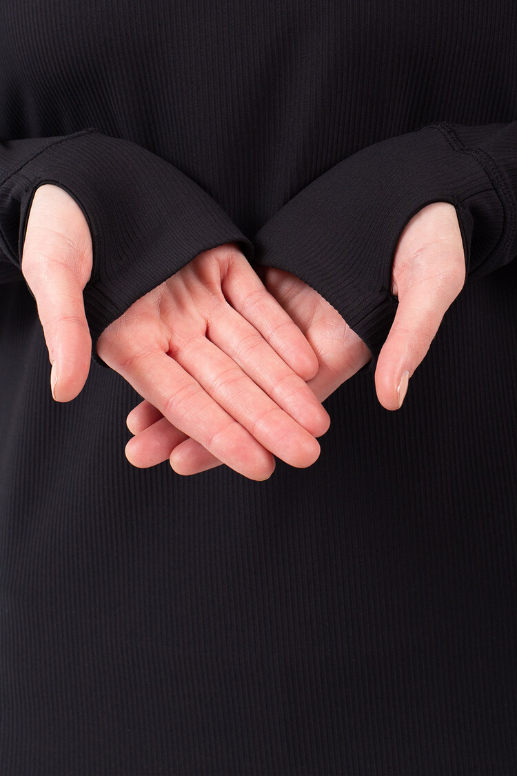 Eivy Eivy Icecold Gaiter Rib Top (Womens) 2026 | Black