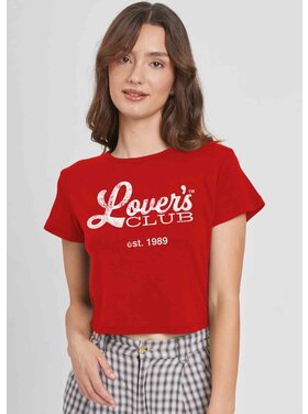 Girl Dangerous Girl Dangerous Lover's Club Baby Tee | Red