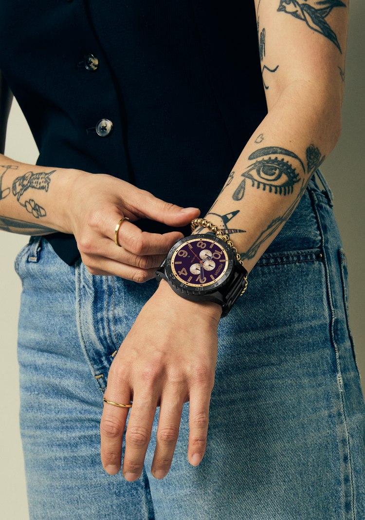 Nixon Nixon 51-30 Chrono | Gunmetal/Blackberry/Gold