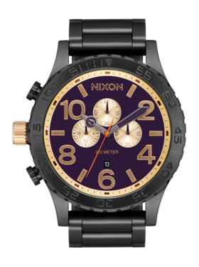 Nixon Nixon 51-30 Chrono | Gunmetal/Blackberry/Gold