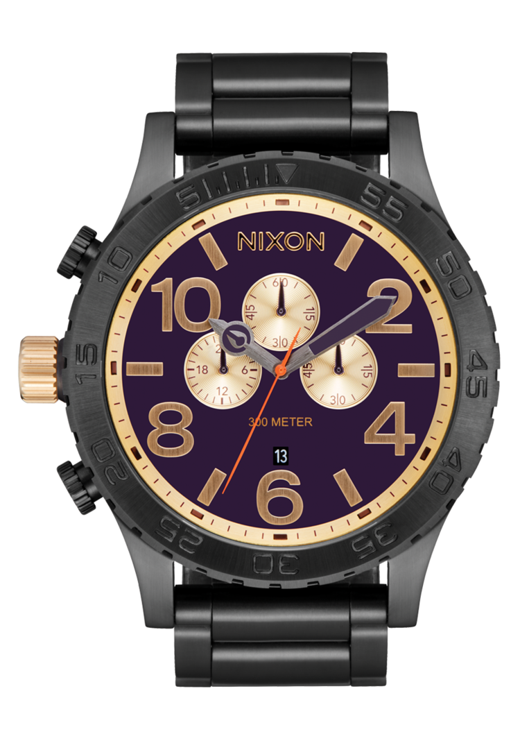 Nixon Nixon 51-30 Chrono | Gunmetal/Blackberry/Gold