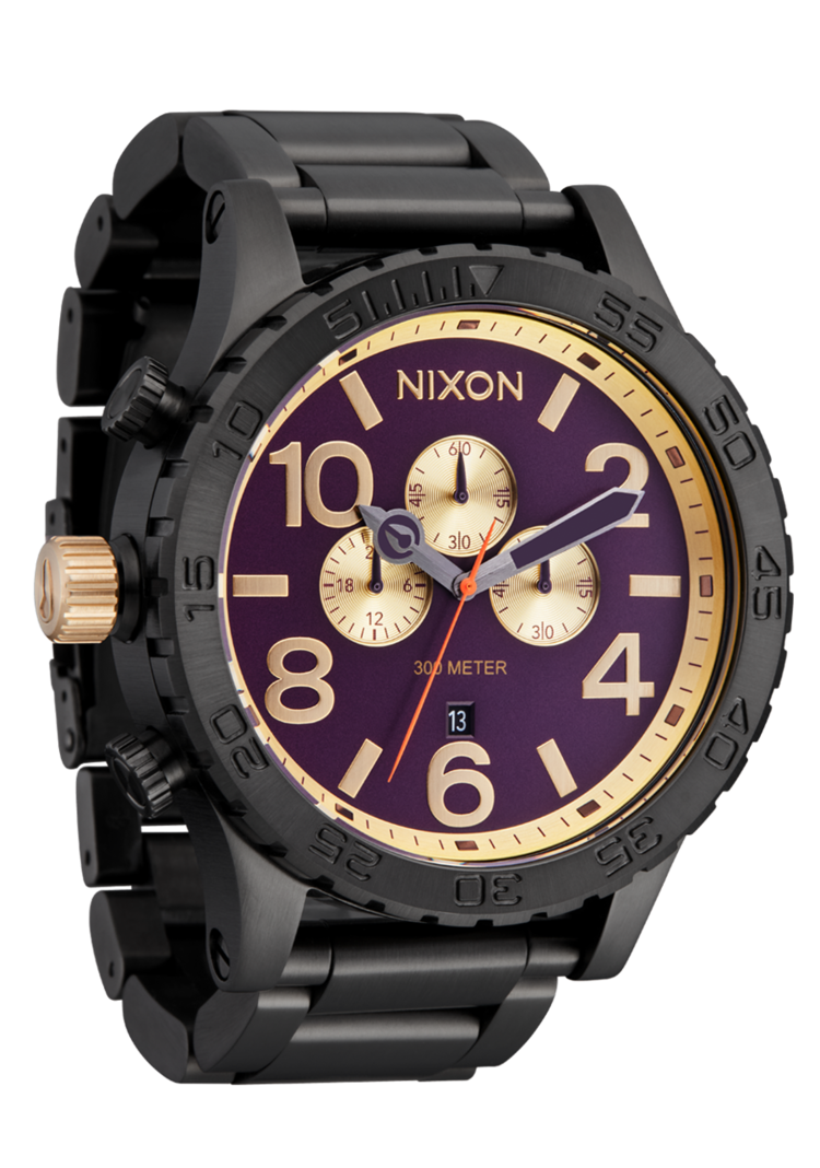 Nixon Nixon 51-30 Chrono | Gunmetal/Blackberry/Gold