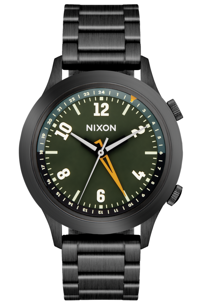 Nixon Nixon Drifter 40 | Gunmetal/Kobu Green