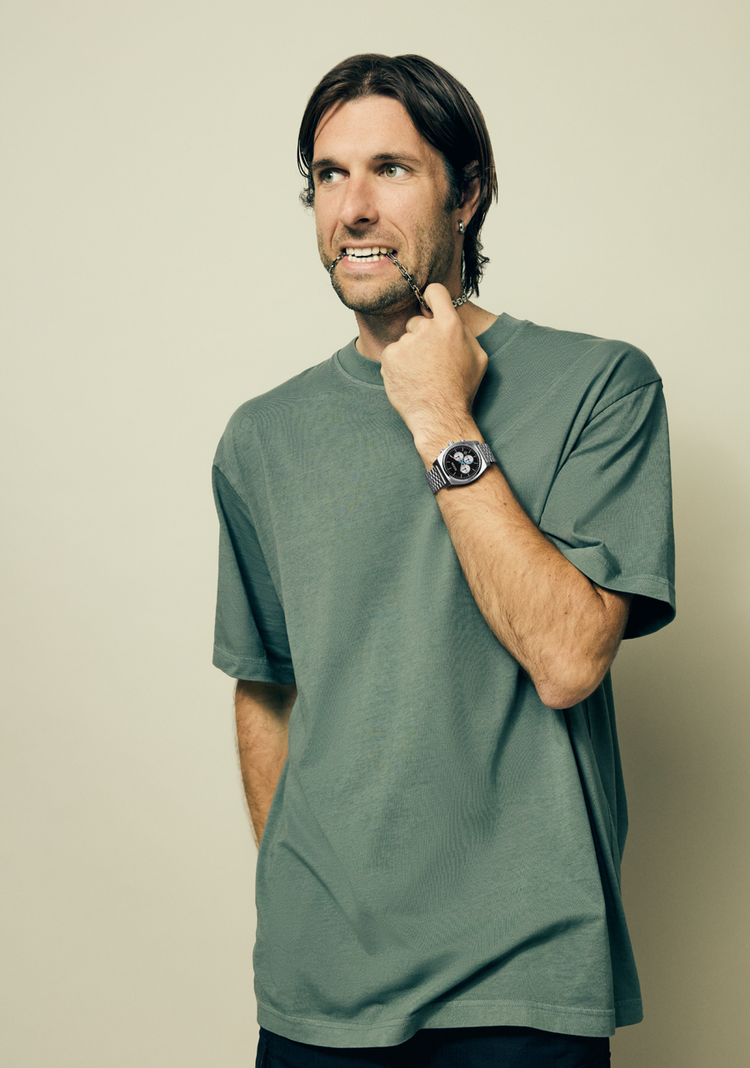 Nixon Nixon Time Teller Chrono | Chrome/Black/Chrome Sunray