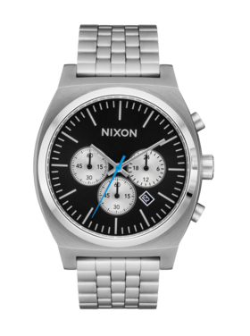 Nixon Nixon Time Teller Chrono | Chrome/Black/Chrome Sunray