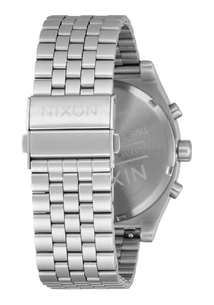 Nixon Nixon Time Teller Chrono | Chrome/Black/Chrome Sunray