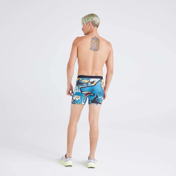 SAXX Saxx Volt Breathable Mesh Boxer Brief | Shark Street-Blue