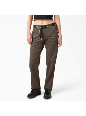 Dickies Dickies High Waisted Carpenter Pant (Womens) | Mushroom