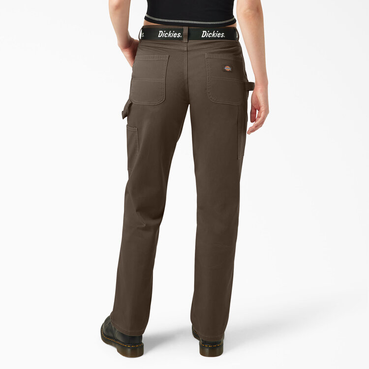 Dickies Dickies High Waisted Carpenter Pant (Womens) | Mushroom