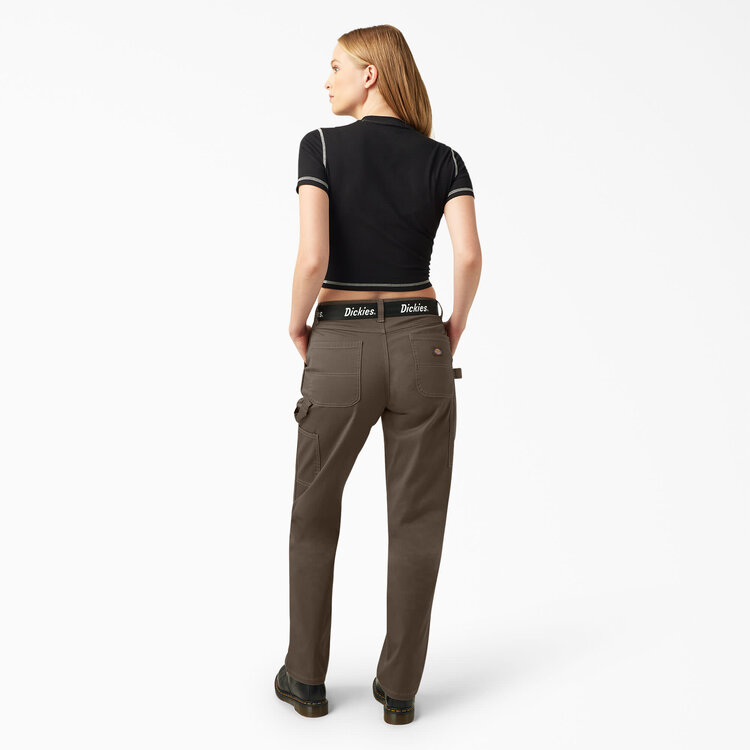 Dickies Dickies High Waisted Carpenter Pant (Womens) | Mushroom