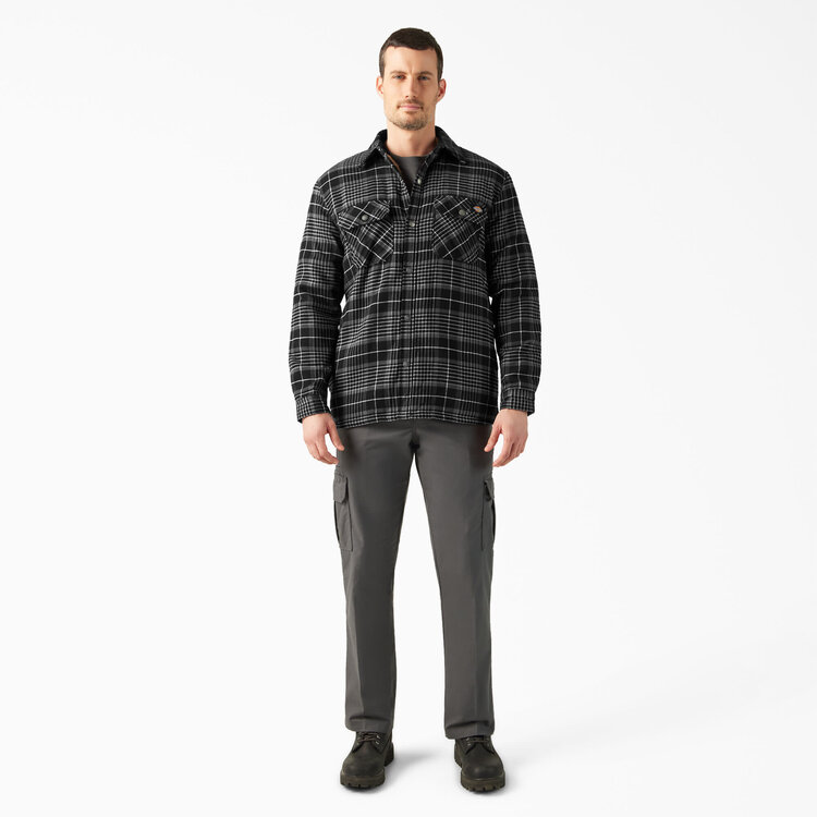 Dickies Dickies Sherpa Lined Flannel Shirt Jacket (Mens) | Black
