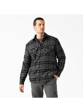Dickies Dickies Sherpa Lined Flannel Shirt Jacket (Mens) | Black