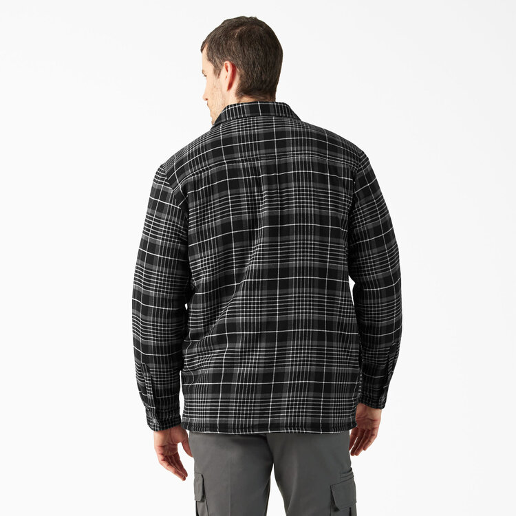 Dickies Dickies Sherpa Lined Flannel Shirt Jacket (Mens) | Black