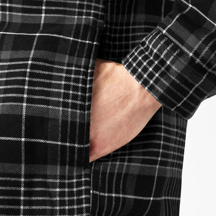 Dickies Dickies Sherpa Lined Flannel Shirt Jacket (Mens) | Black