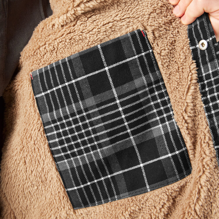 Dickies Dickies Sherpa Lined Flannel Shirt Jacket (Mens) | Black