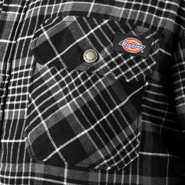 Dickies Dickies Sherpa Lined Flannel Shirt Jacket (Mens) | Black