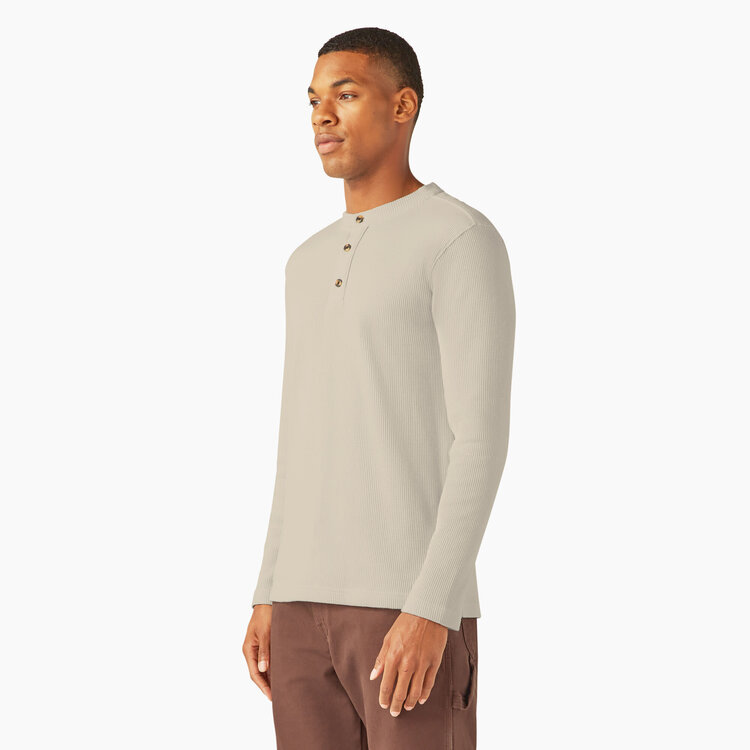 Dickies Dickies L/S Thermal Henley (Mens) | Oatmeal