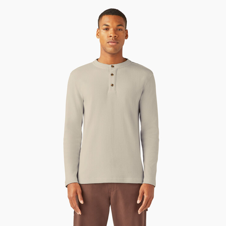 Dickies Dickies L/S Thermal Henley (Mens) | Oatmeal