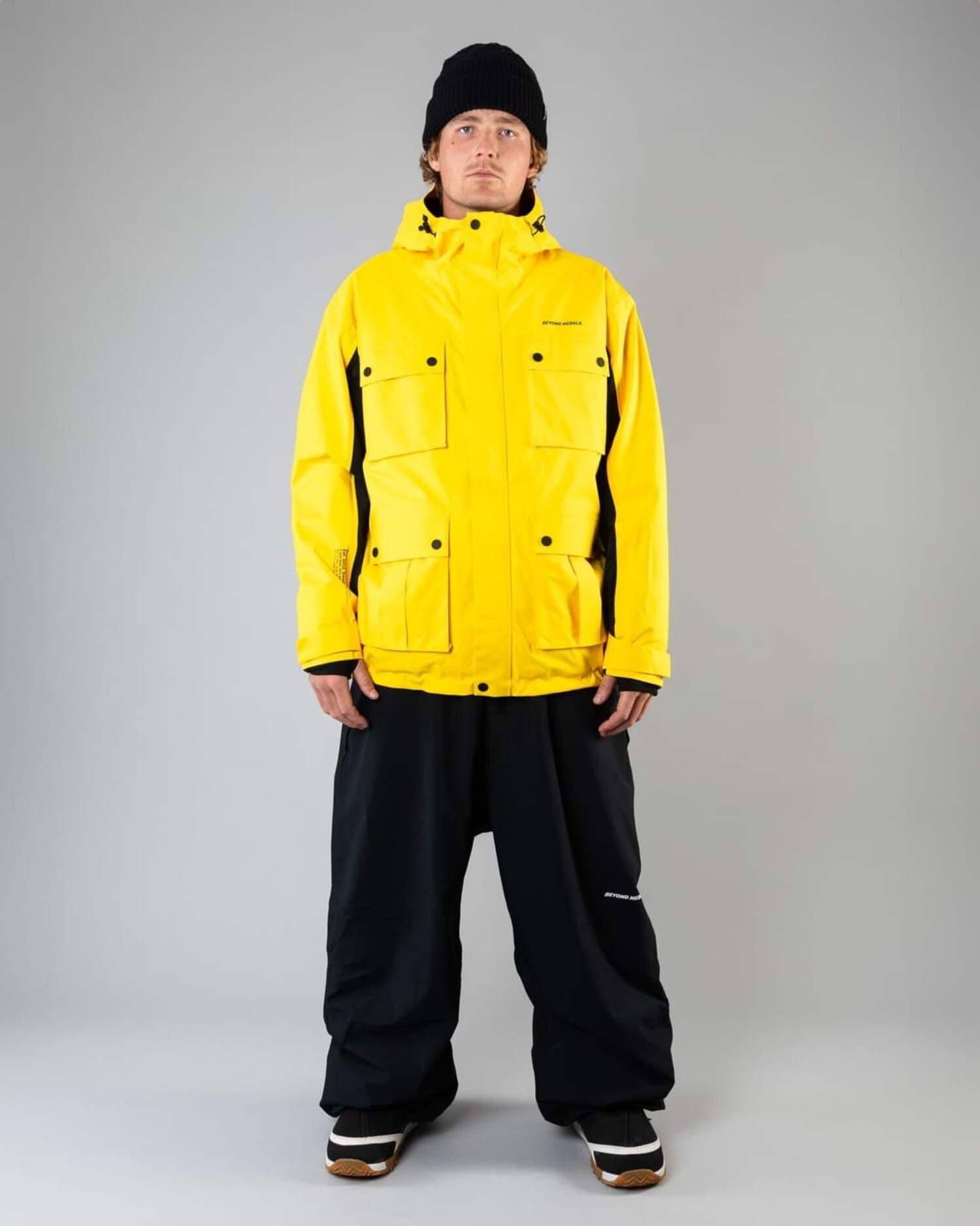 Beyond Medals Cargo Jacket 2L 2025 | Yellow - The Drop Rideshop
