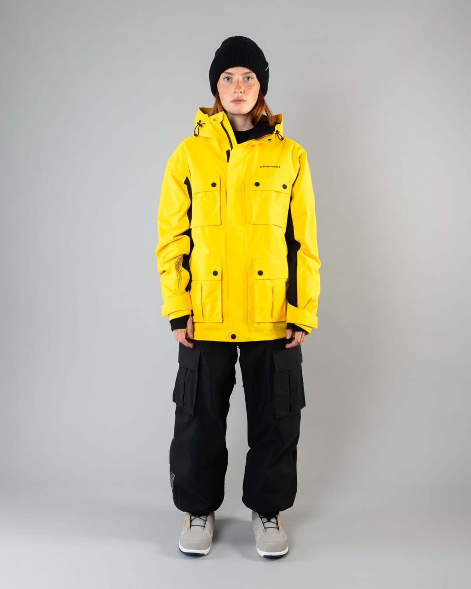 Beyond Medals Cargo Jacket 2L 2025 | Yellow - The Drop Rideshop