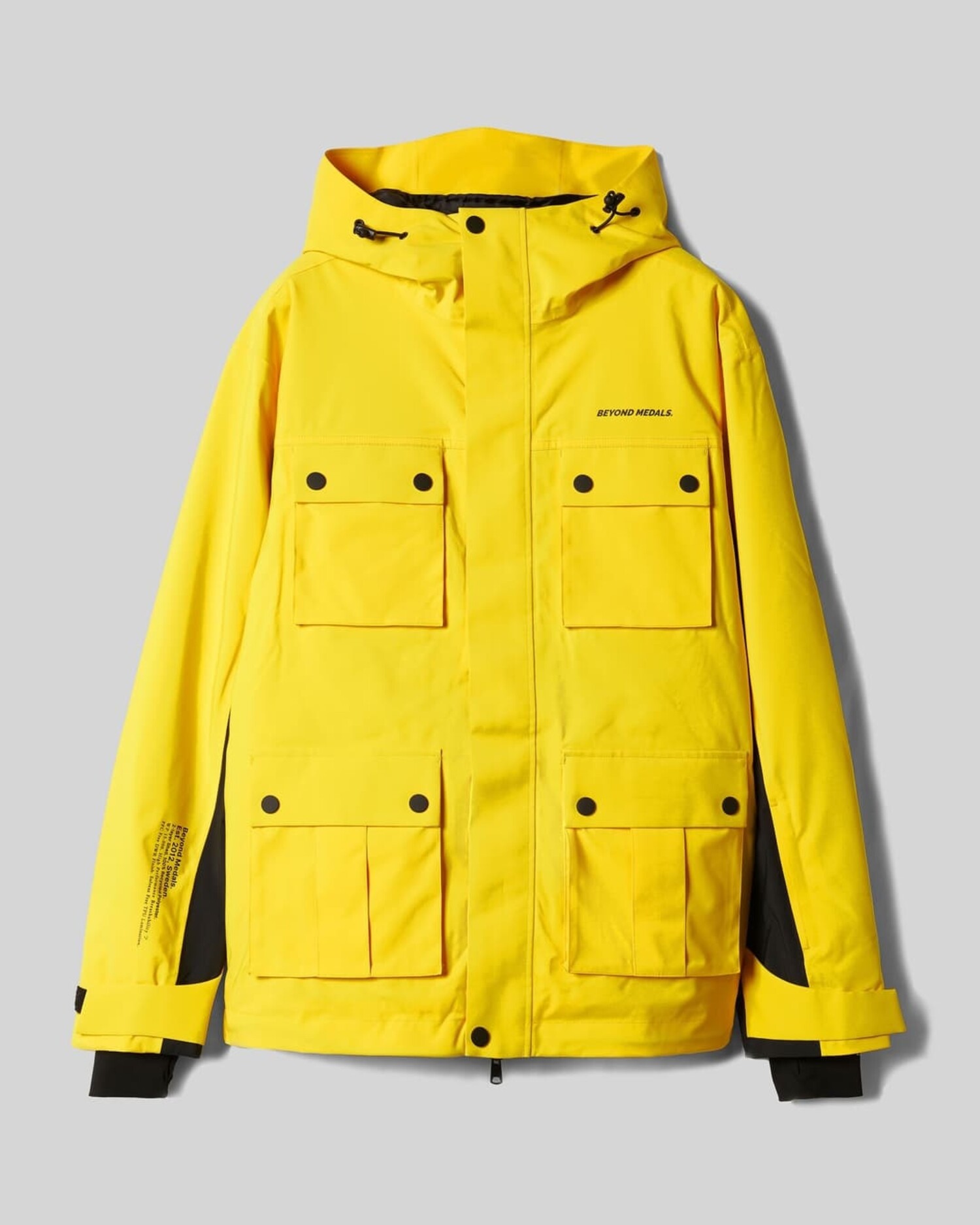Beyond Medals Cargo Jacket 2L 2025 Yellow The Drop Rideshop