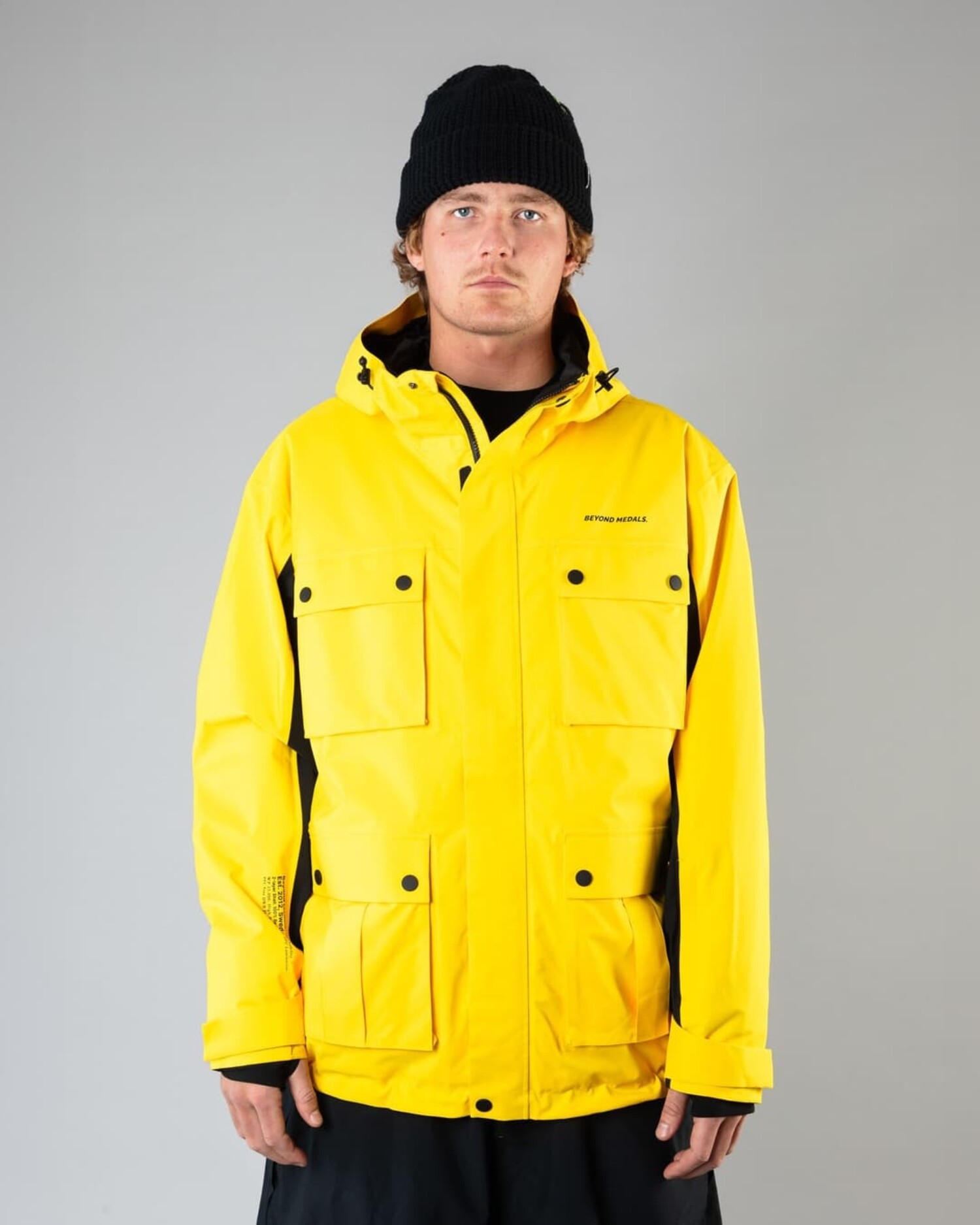 Beyond Medals Cargo Jacket 2L 2025 | Yellow - The Drop Rideshop