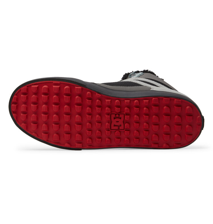 DC Dc Pure High-Top Wc Winter (Mens) | Grey/Black/Red
