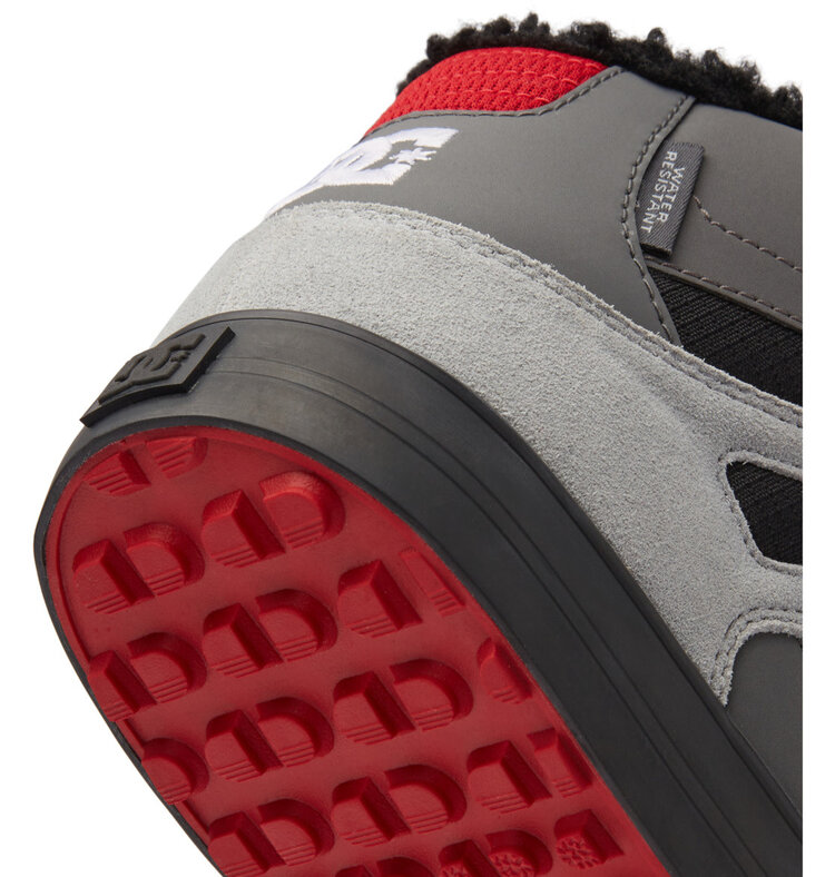 DC Dc Pure High-Top Wc Winter (Mens) | Grey/Black/Red