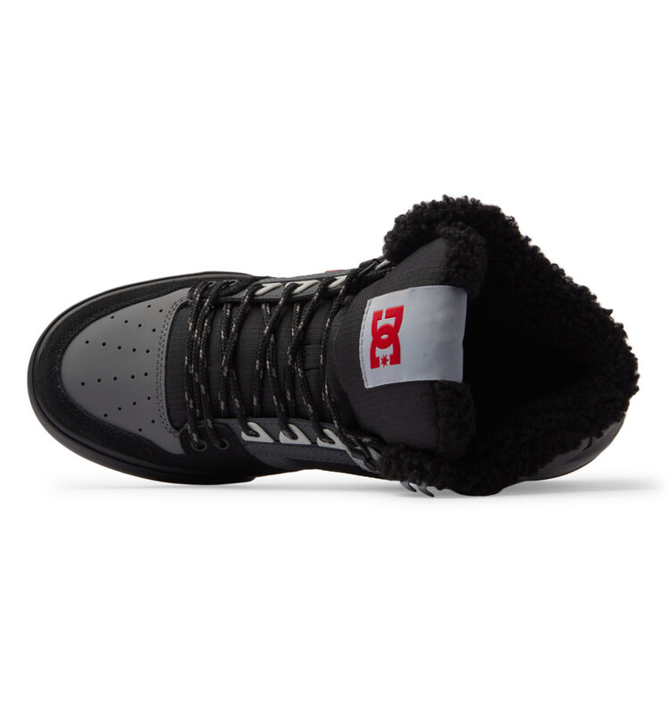 DC Dc Pure High-Top Wc Winter (Mens) | Grey/Black/Red